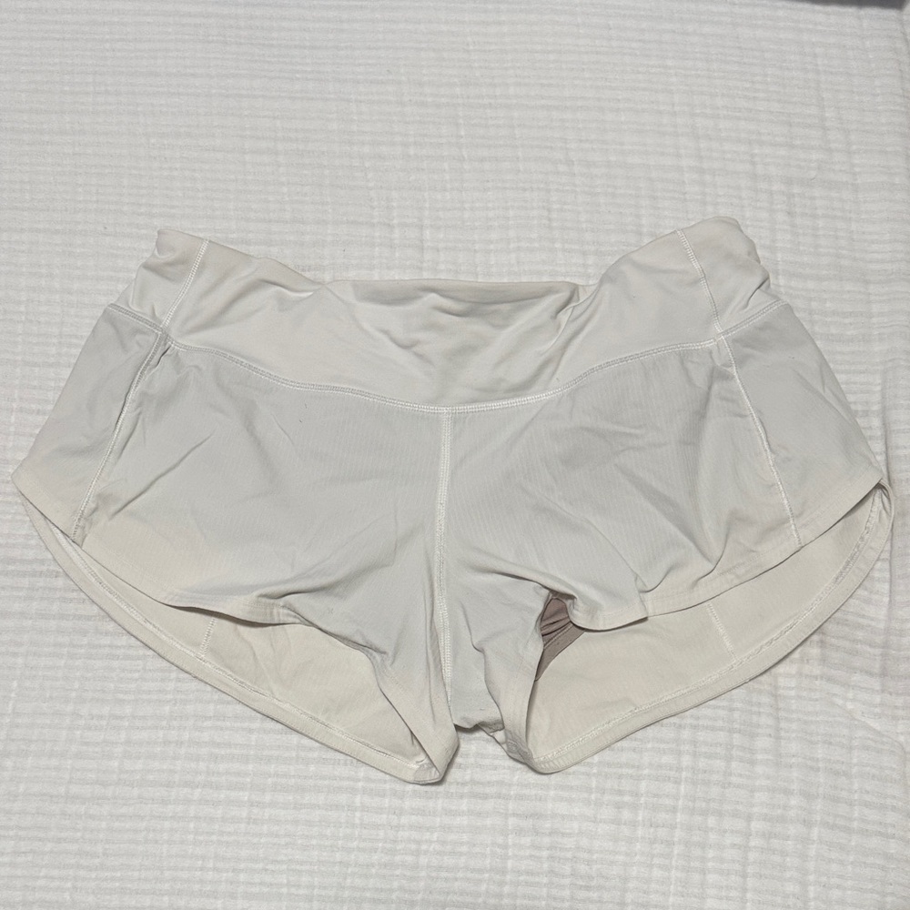 lululemon athletica Cream Athletic Shorts